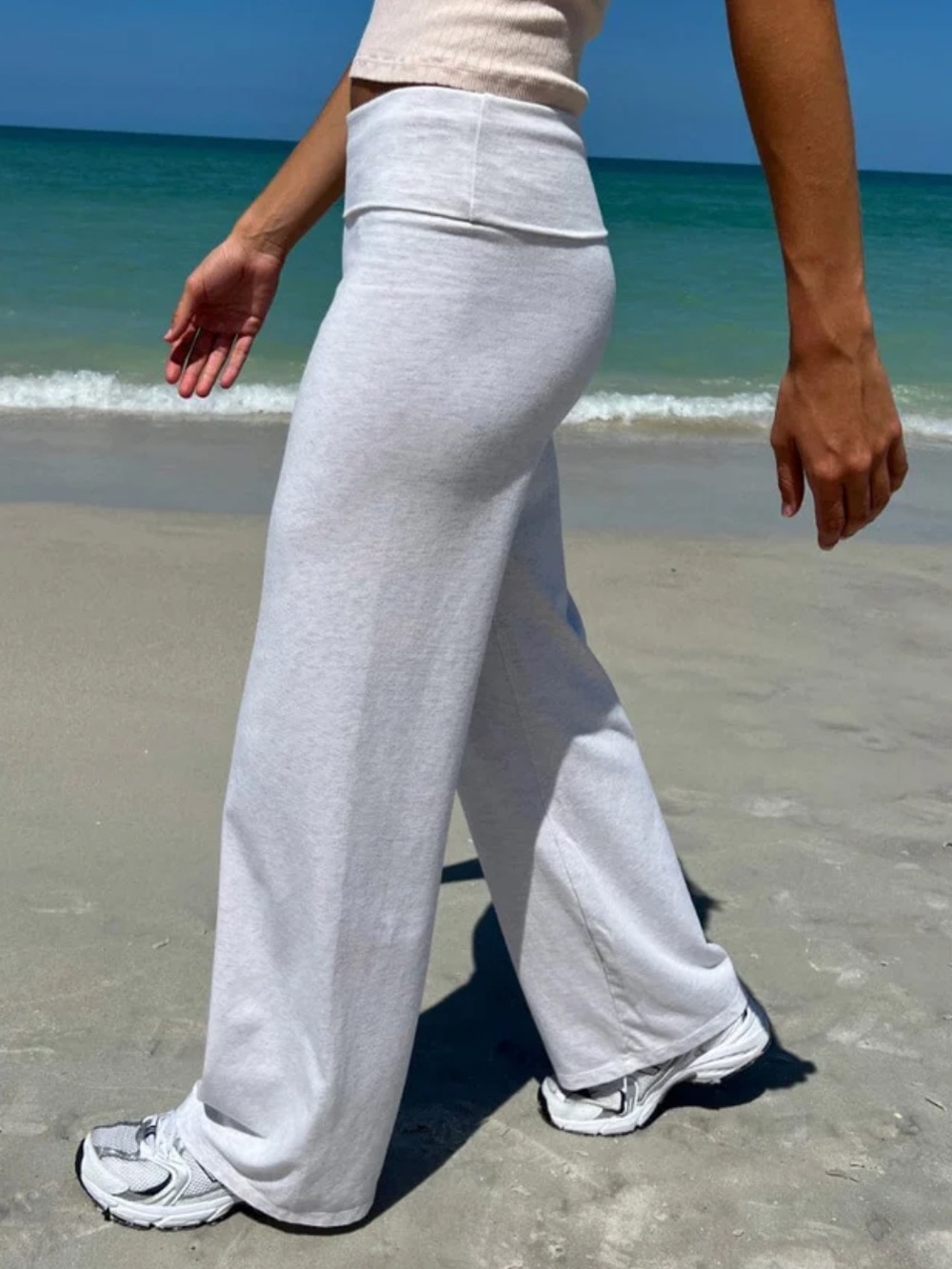 Brandy Melville Pricilla Pants | Light Grey